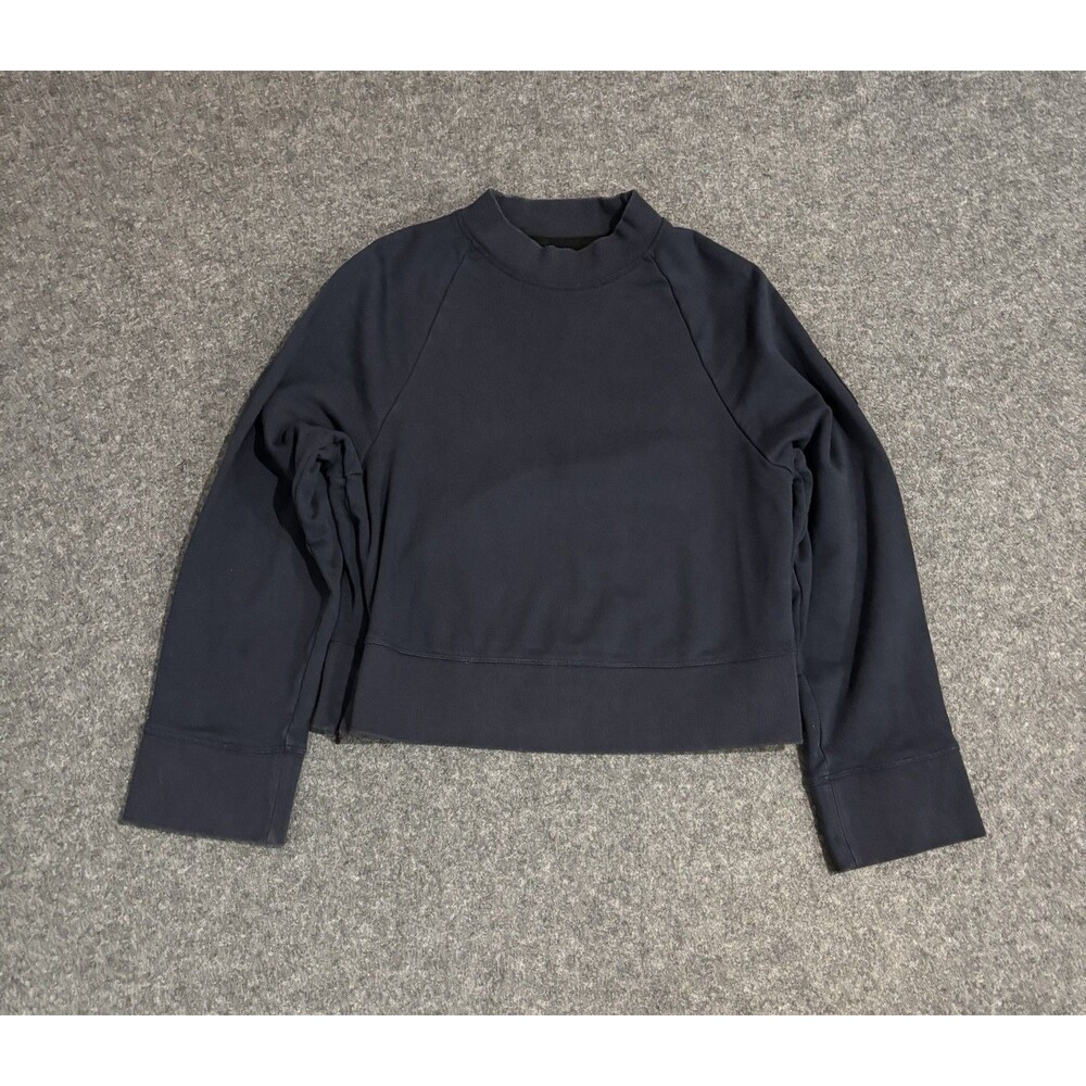 On Cloud Sweater Womens Small Relaxed Fit Blue Pullover Athleisure